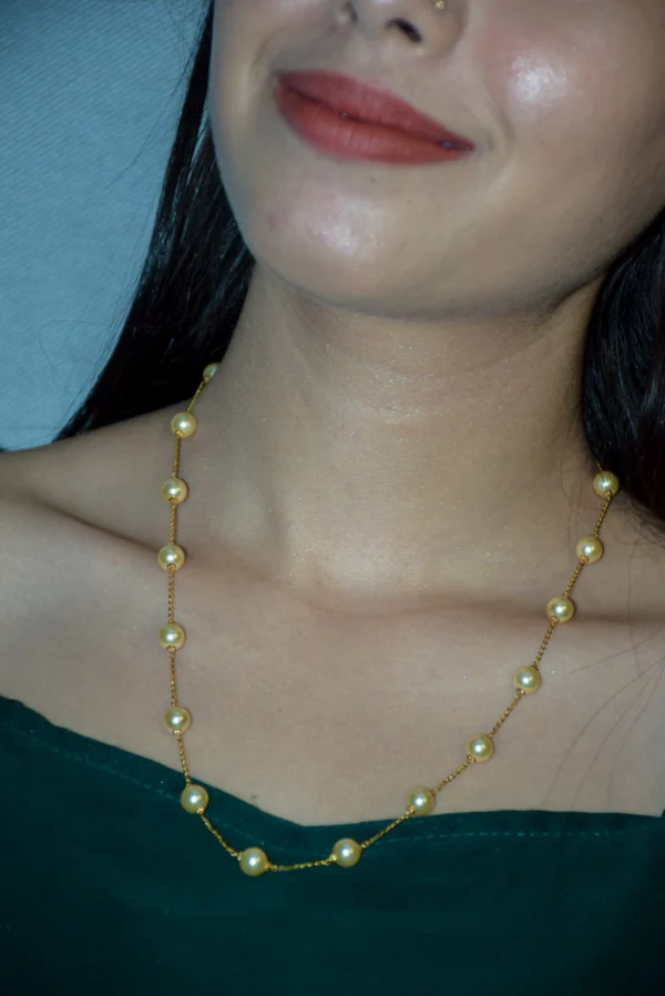 22kt Light Weight Pearl Mala
