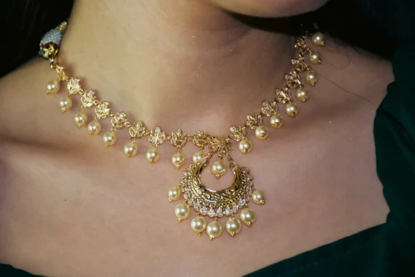 Swarovski and American Diamond Necklace Set