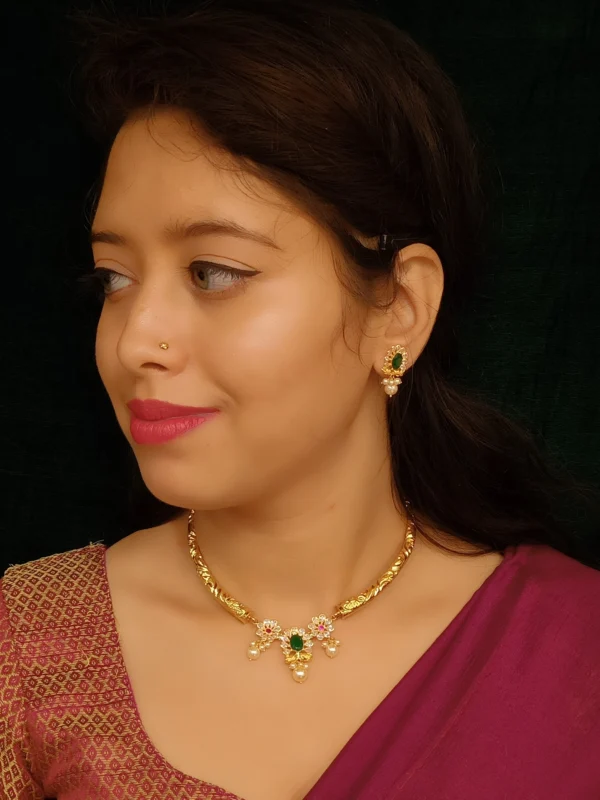 22Kt Hasli Necklace and Earrings Set