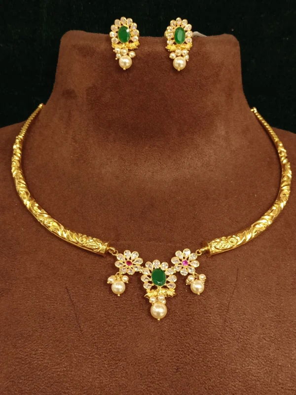22Kt Hasli Necklace and Earrings Set